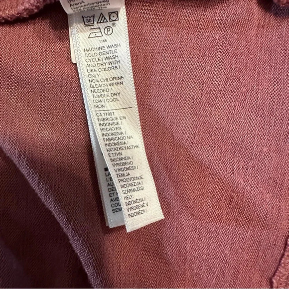 ATHLETA WOMEN'S TAWNY ROSE SLEEVELESS BREEZY WRAP TOP TANK Sz SP - Picture 9 of 10